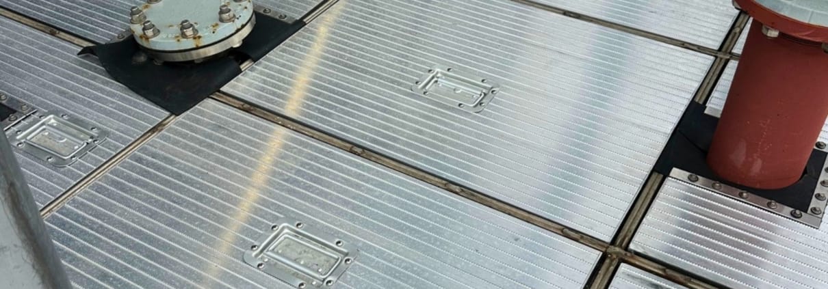 Hyperion WWTP Aluminum Tank Cover